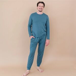 NWT Kyte Baby Men's Jogger Set in Atlantic Size L